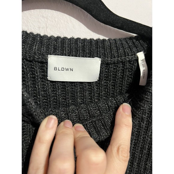 BLDWN Gray Chunky Knit Sweater - Picture 3 of 7